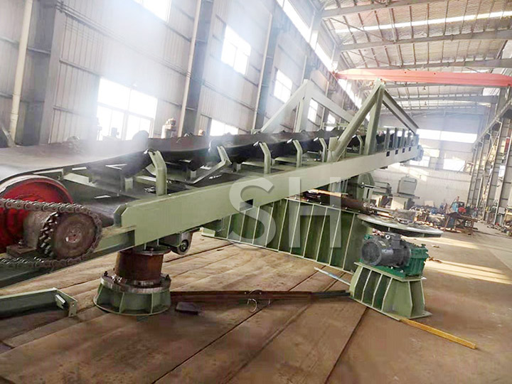 Swing belt conveyor