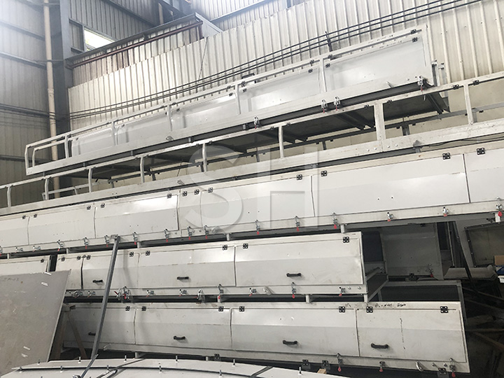 Sealing belt conveyor